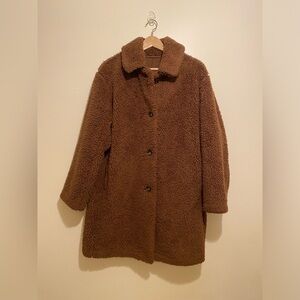 Uniqlo Brown Teddy Jacket